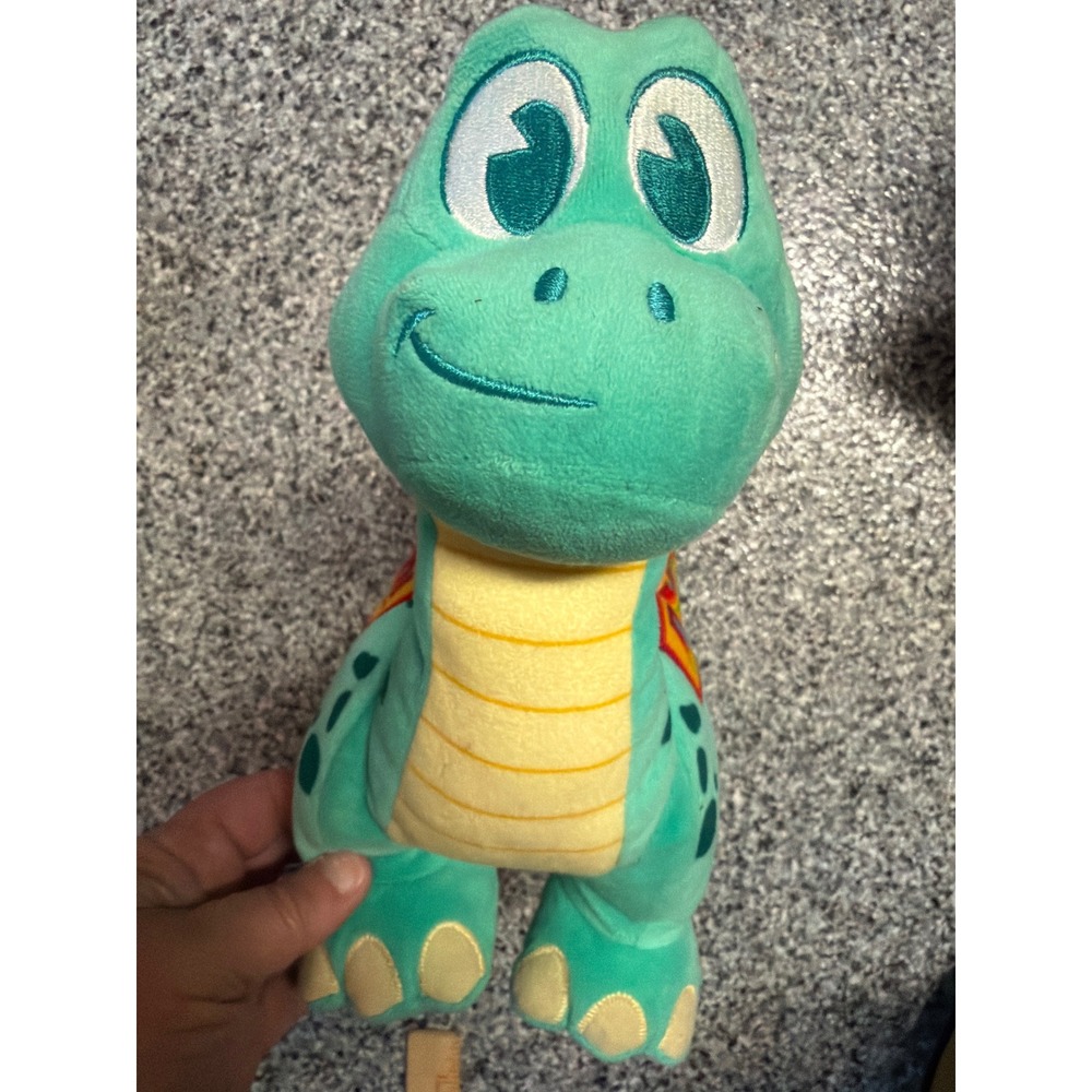 Disney Animal Kingdom Dino-Rama Teal Apatosaurus Dinosaur Plush 10 inch